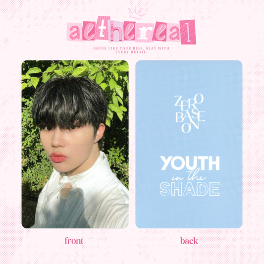 Zerobaseone - youth in the shade photocard