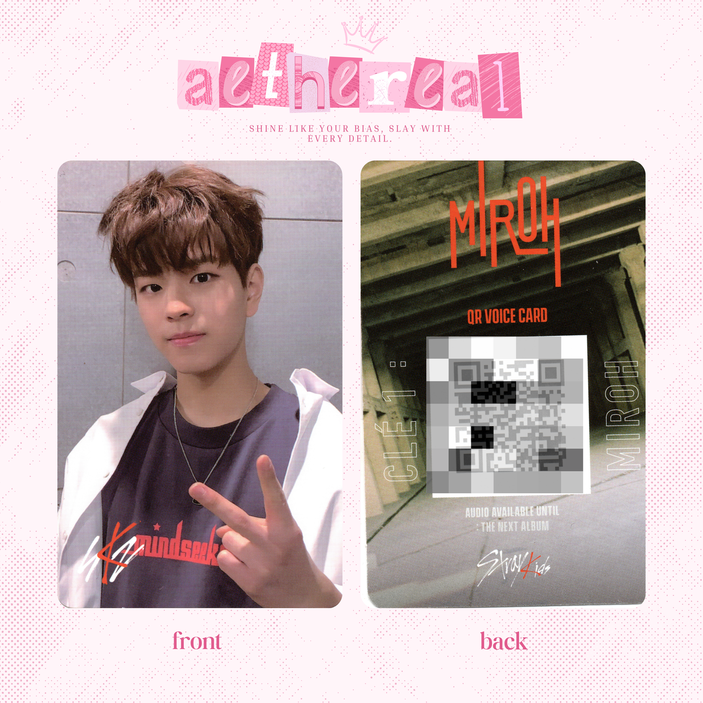 Stray kids - Miroh photocard