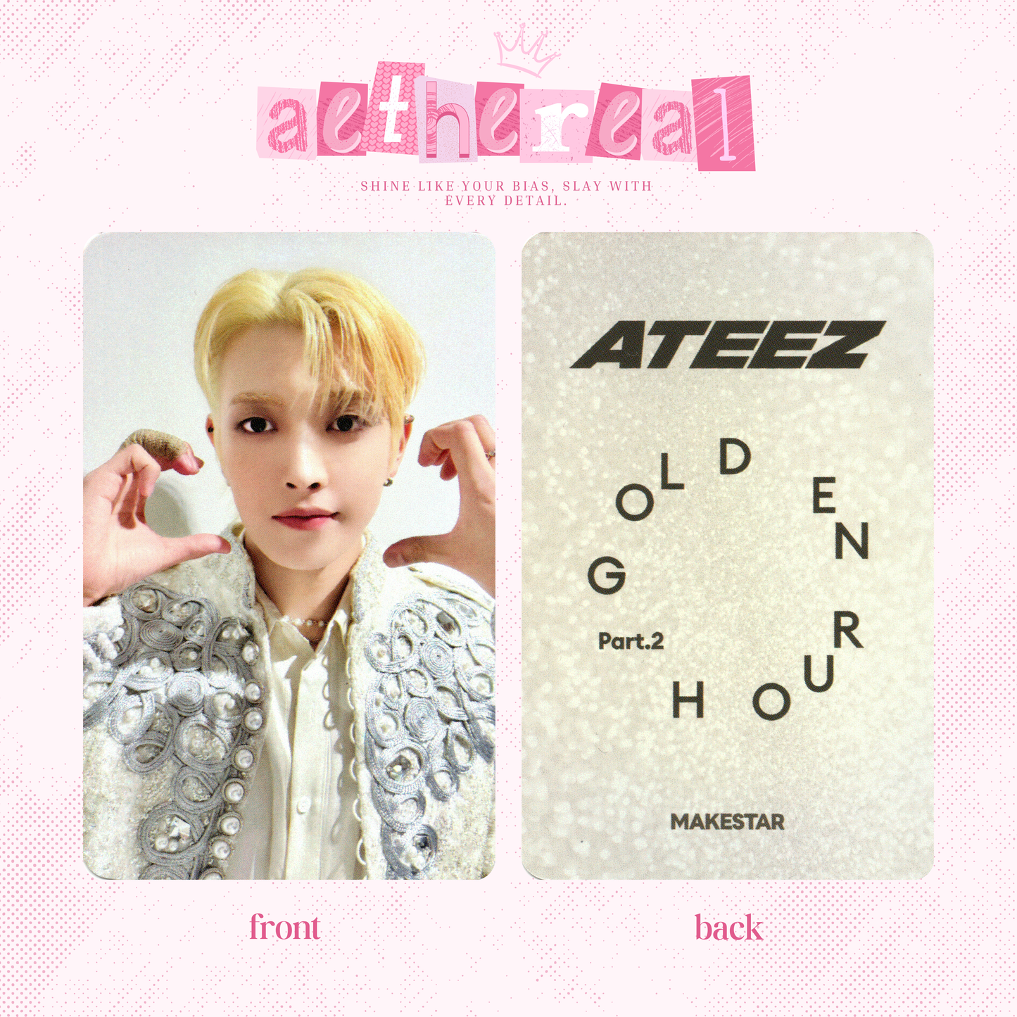 Ateez - Golden hour part 2 photocard