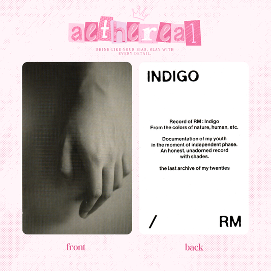 RM - Indigo photocard