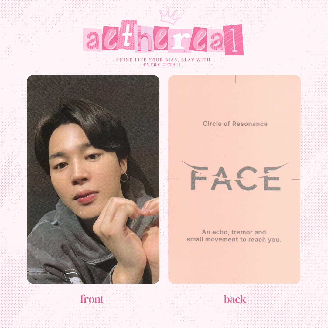 Jimin - Face photocard