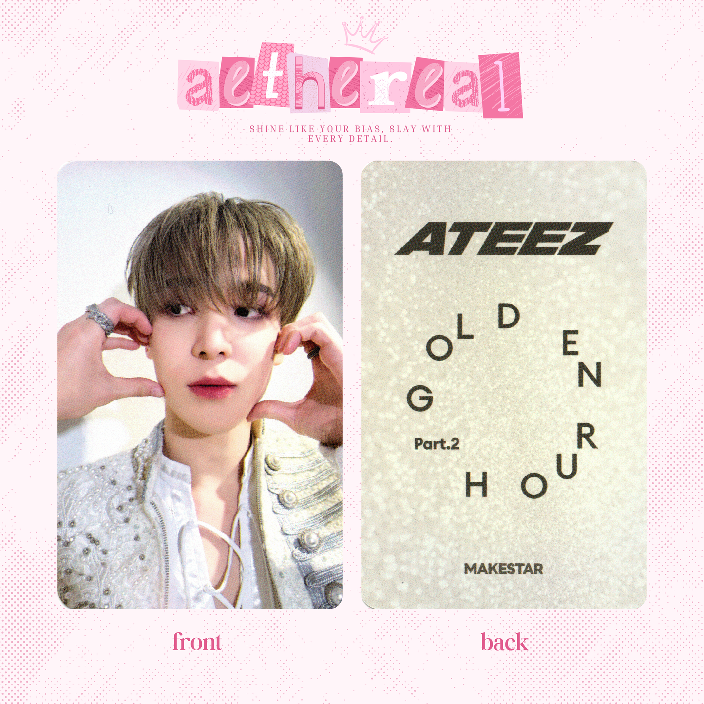 Ateez - Golden hour part 2 photocard
