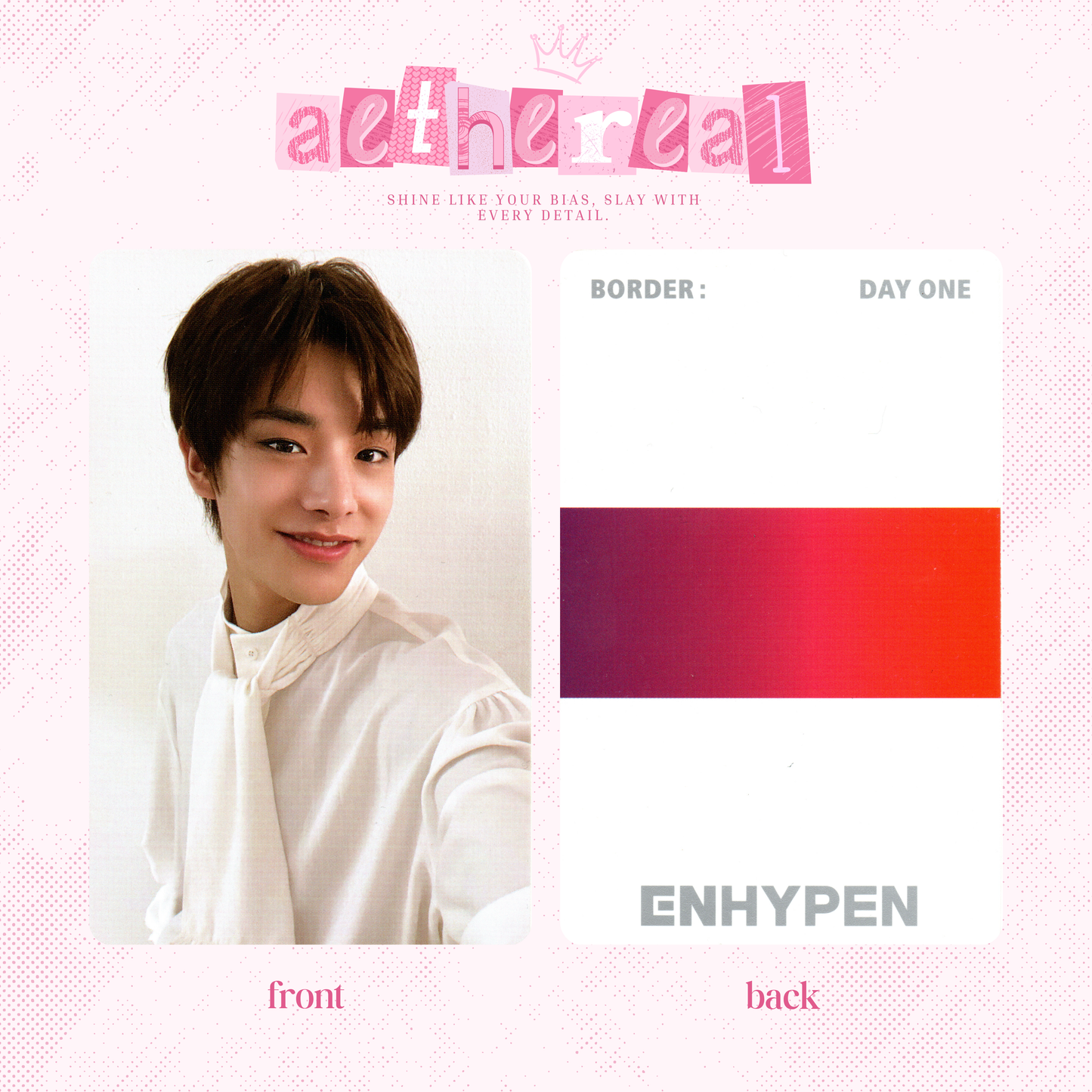 Enhypen - Border: day one photocard