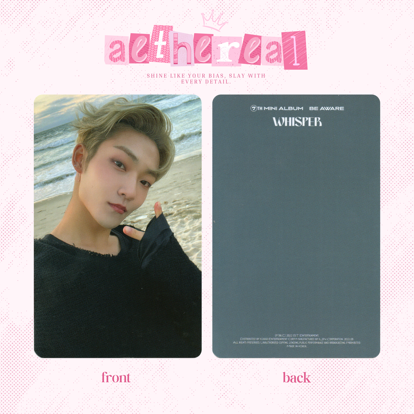 The boyz - Whisper photocard