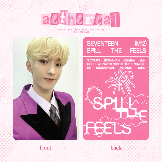 Seventeen - Spin the feels photocard