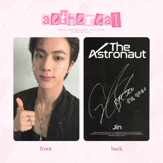Jin - The Astronaut photocard