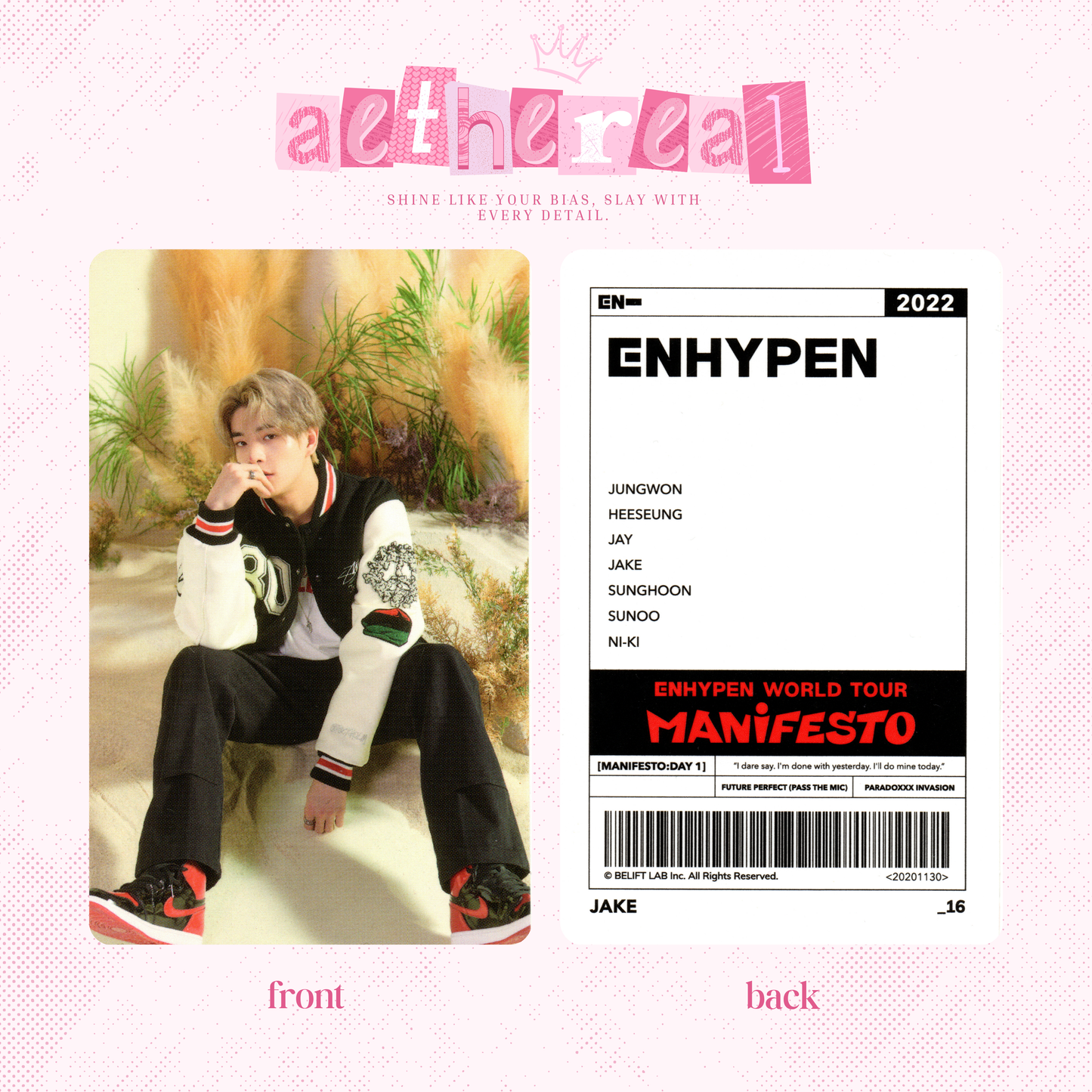 Enhypen - Manifesto photocard