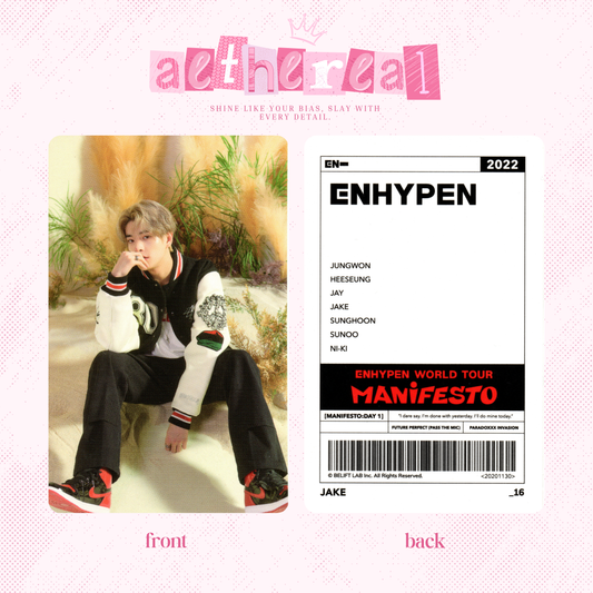 Enhypen - Manifesto photocard