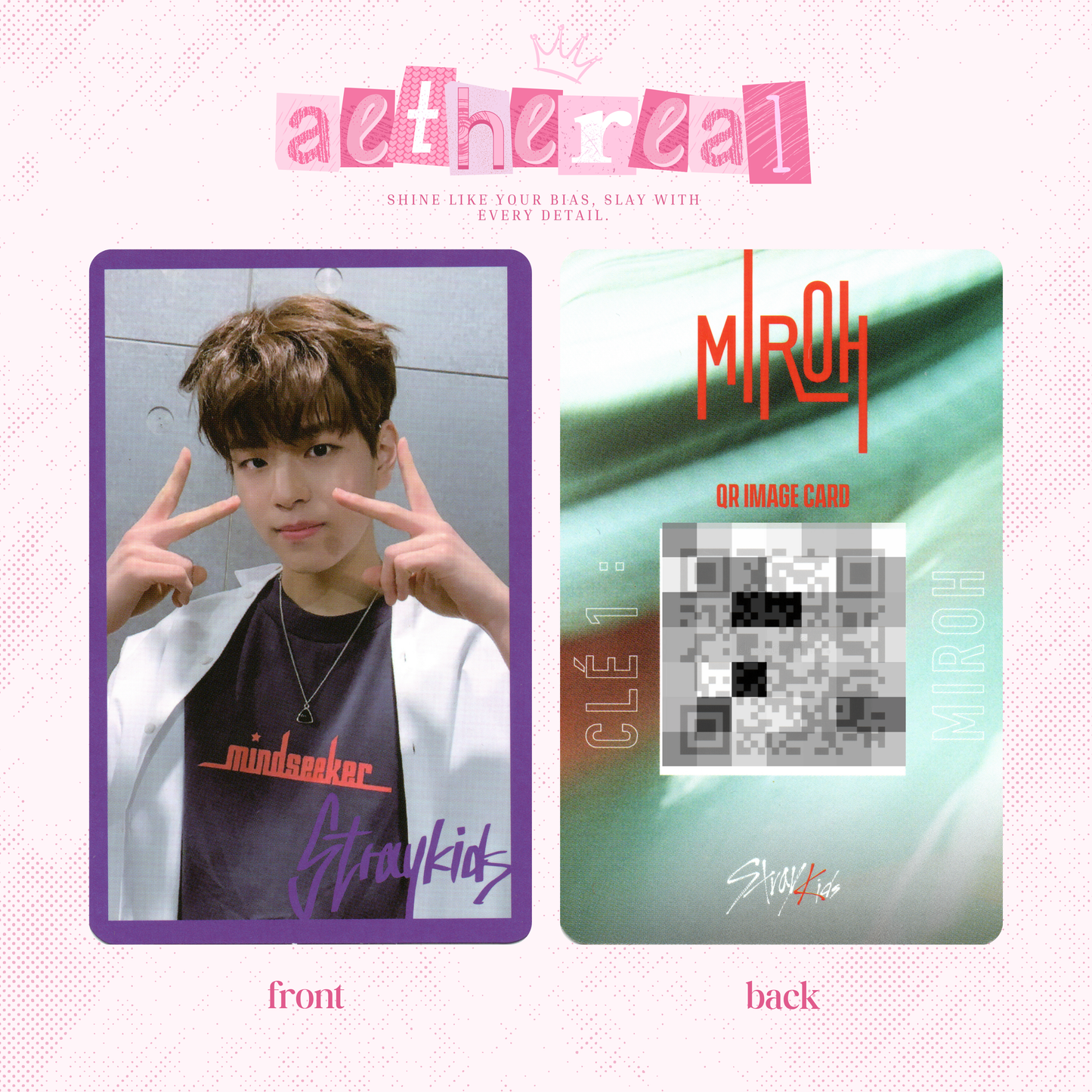 Stray kids - Miroh photocard