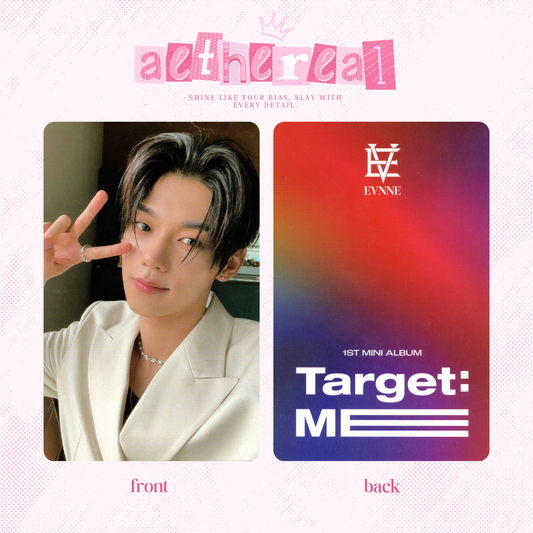 Evnne - Target: me photocard