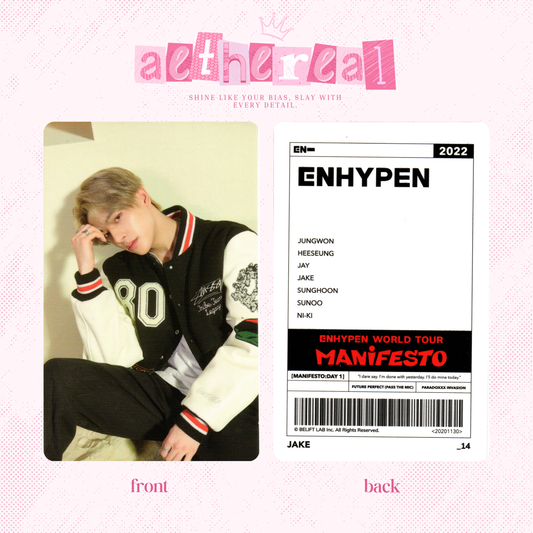 Enhypen - Manifesto photocard