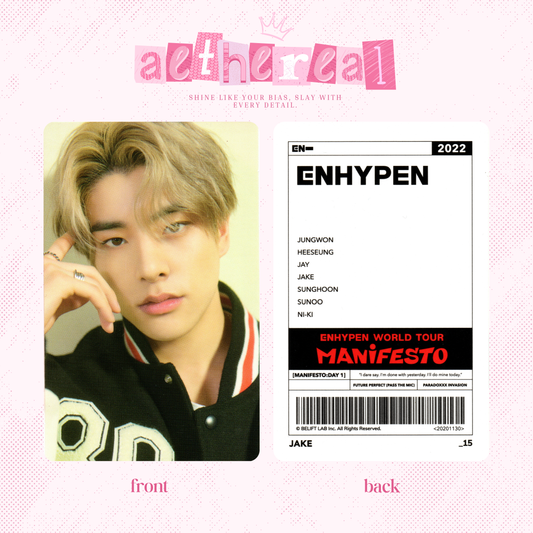 Enhypen - Manifesto photocard