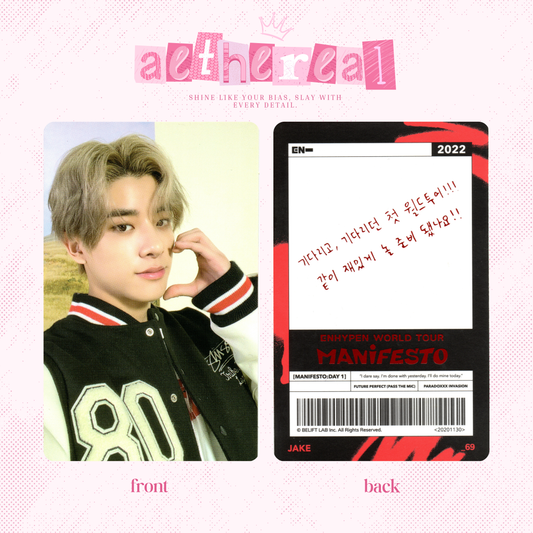 Enhypen - Manifesto photocard