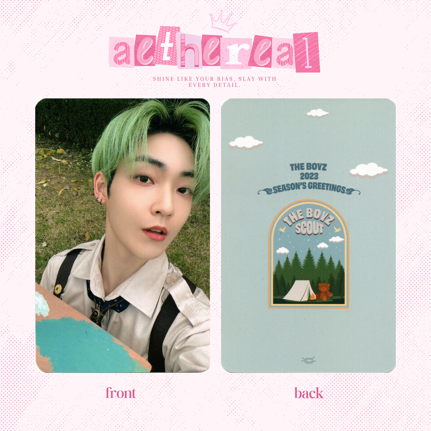 The boyz - Season greeting 2023 photocard