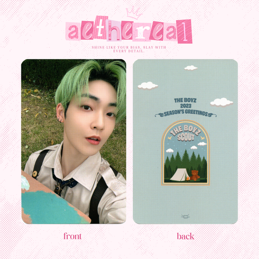 The boyz - Season greeting 2023 photocard
