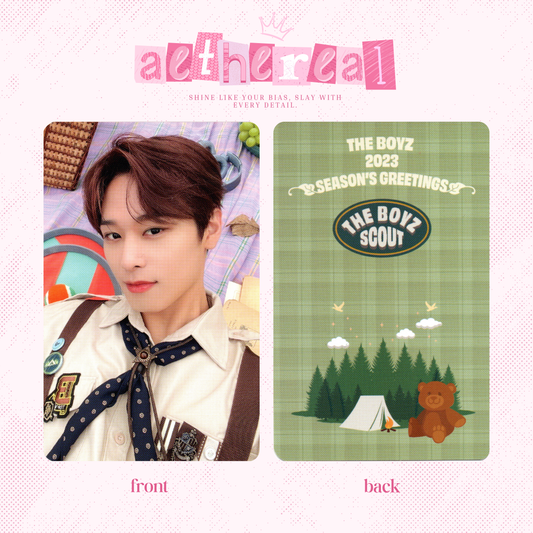 The boyz - Season greeting 2023 photocard