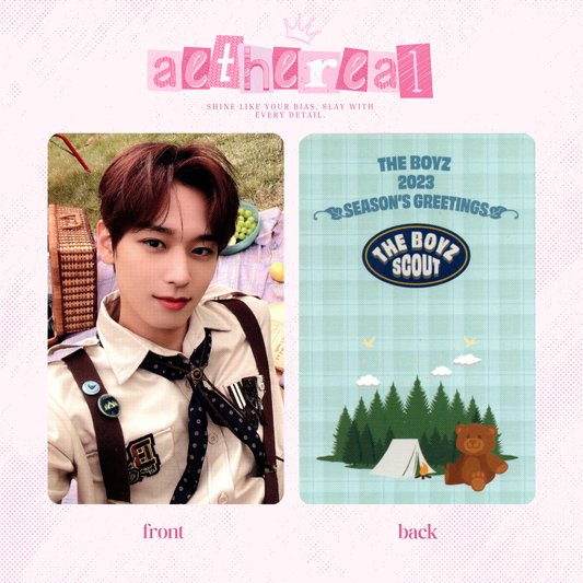 The boyz - Season greeting 2023 photocard