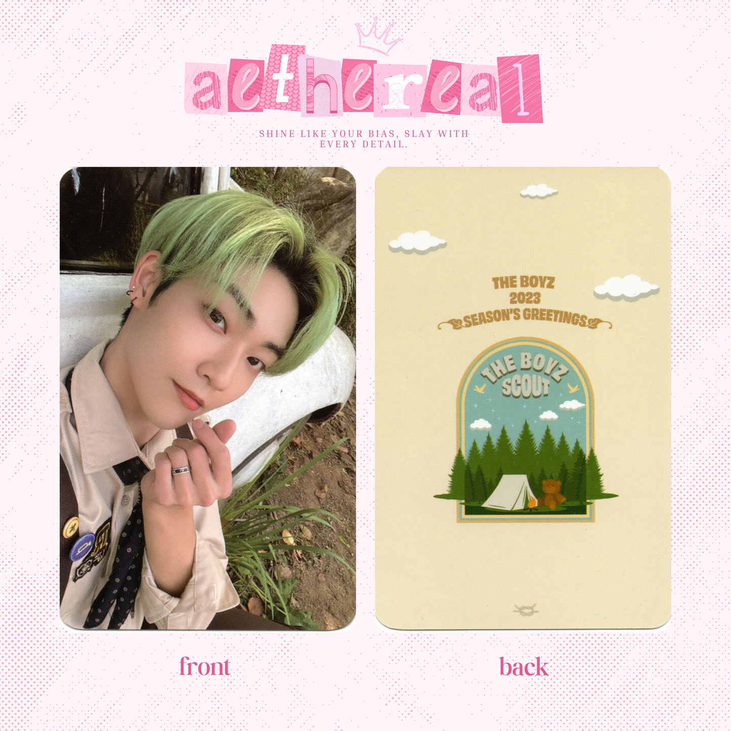 The boyz - Season greeting 2023 photocard