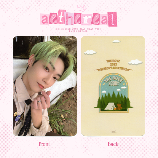 The boyz - Season greeting 2023 photocard