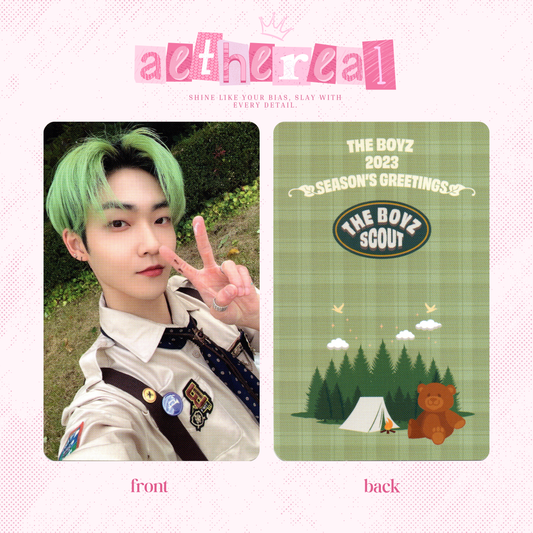 The boyz - Season greeting 2023 photocard