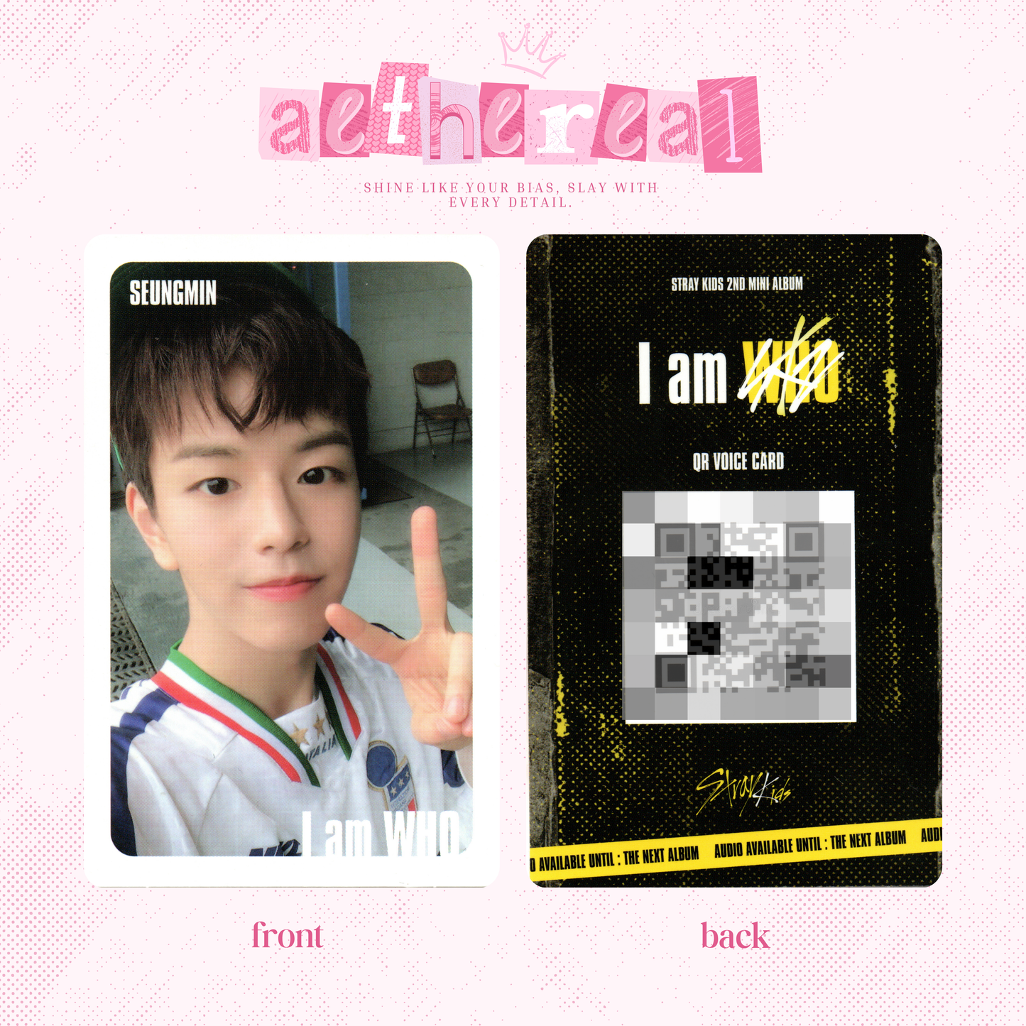 Stray kids - I am who photocard
