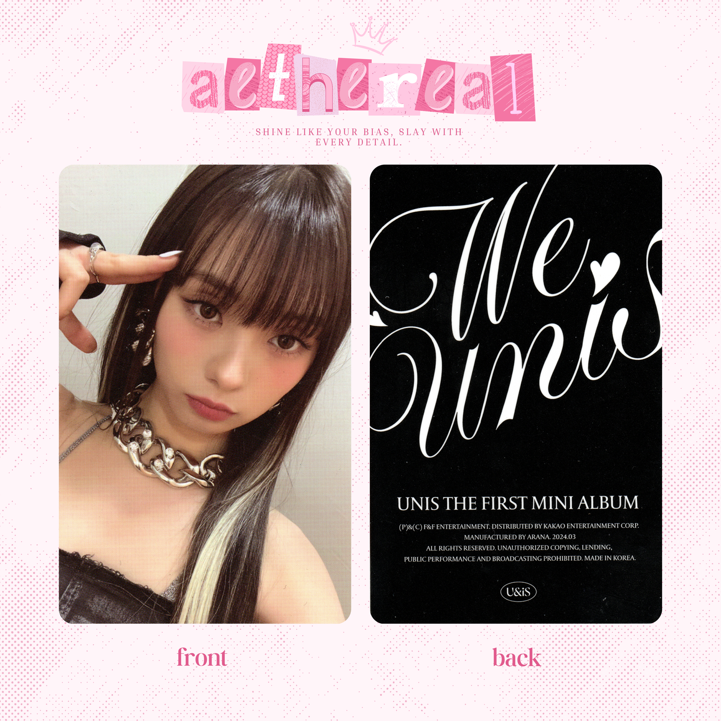 Unis - We Unis photocard