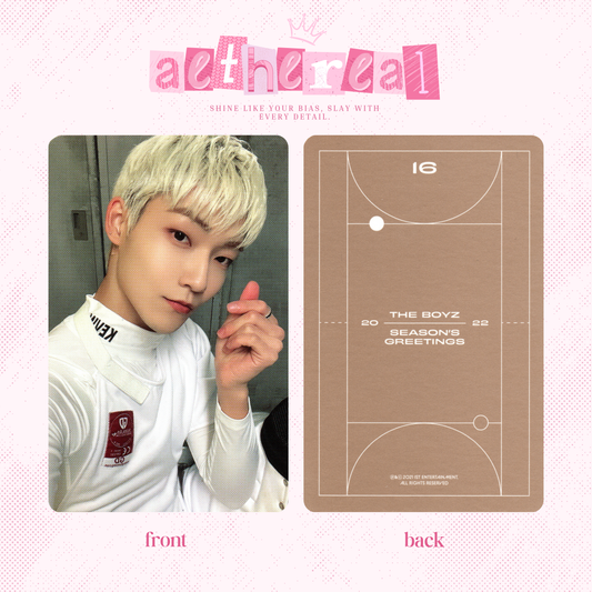 The boyz - Season greeting 2022 photocard