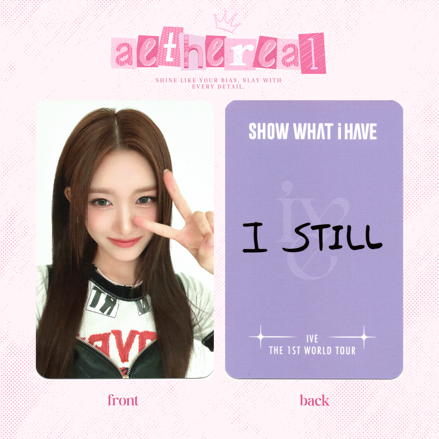 IVE - Show What I Have photocard