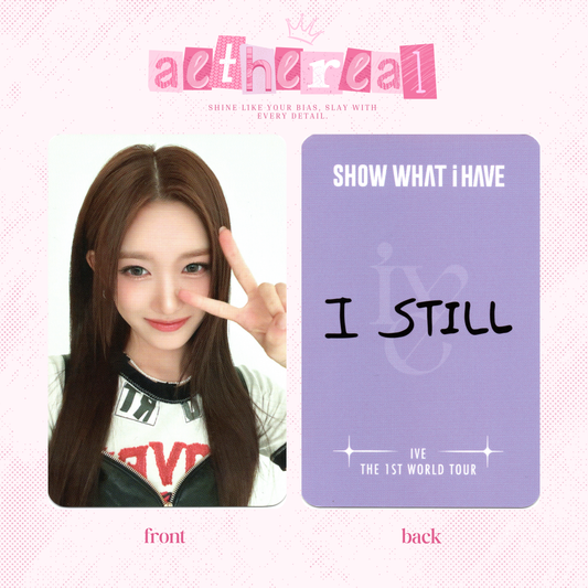 IVE - Show What I Have photocard