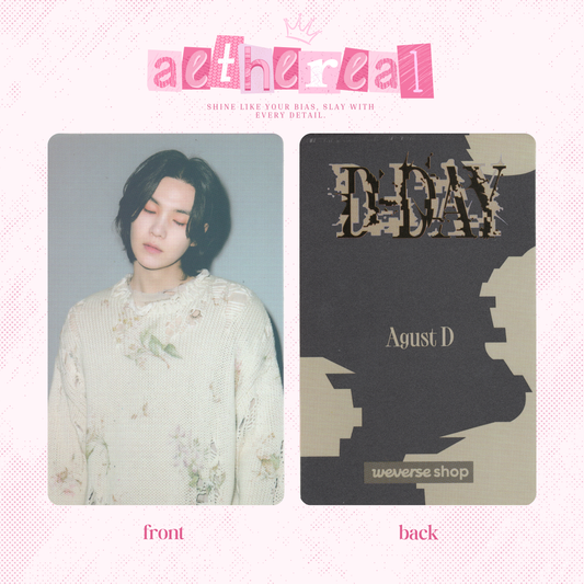 Agust D - D-Day photocard