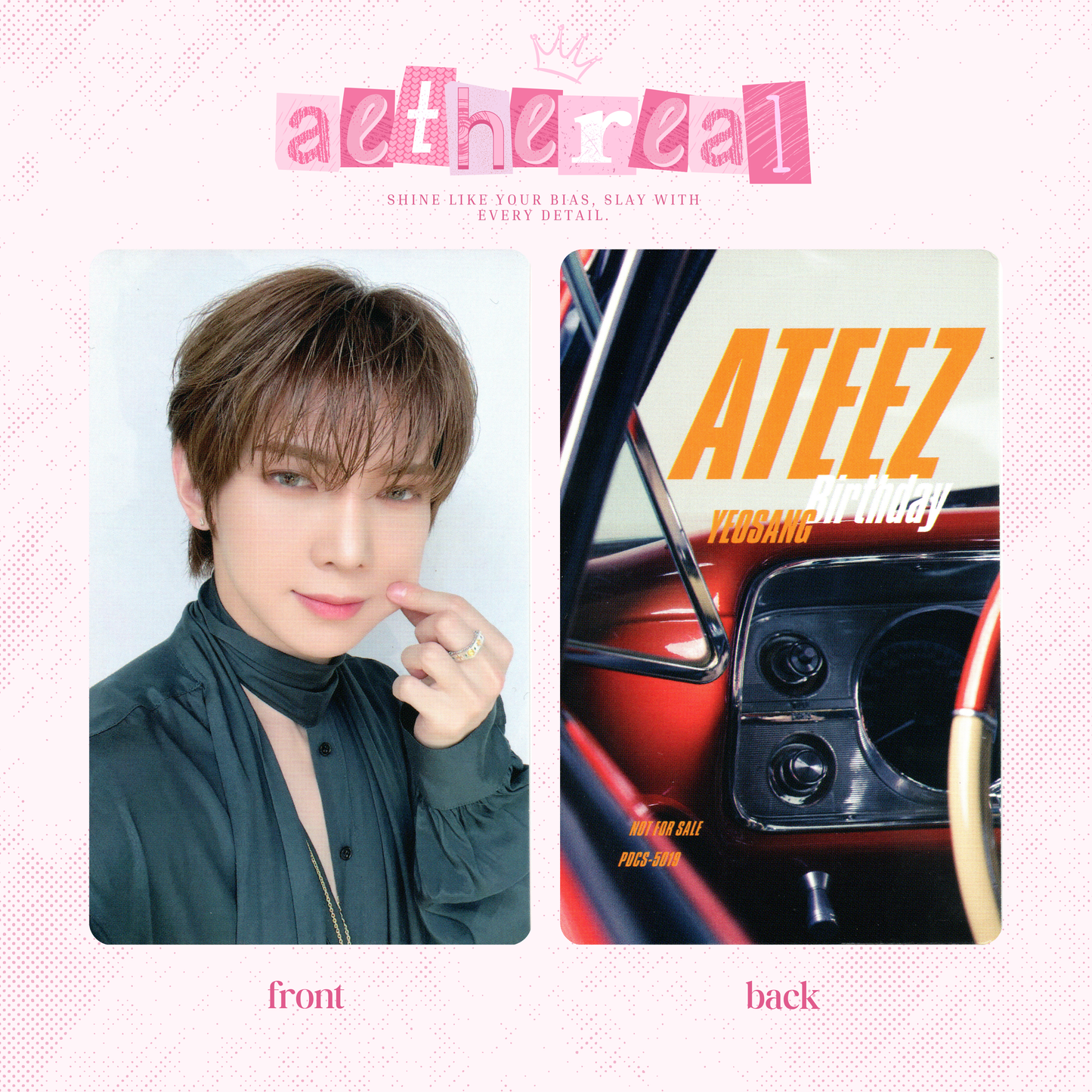 Ateez - Birthday photocard