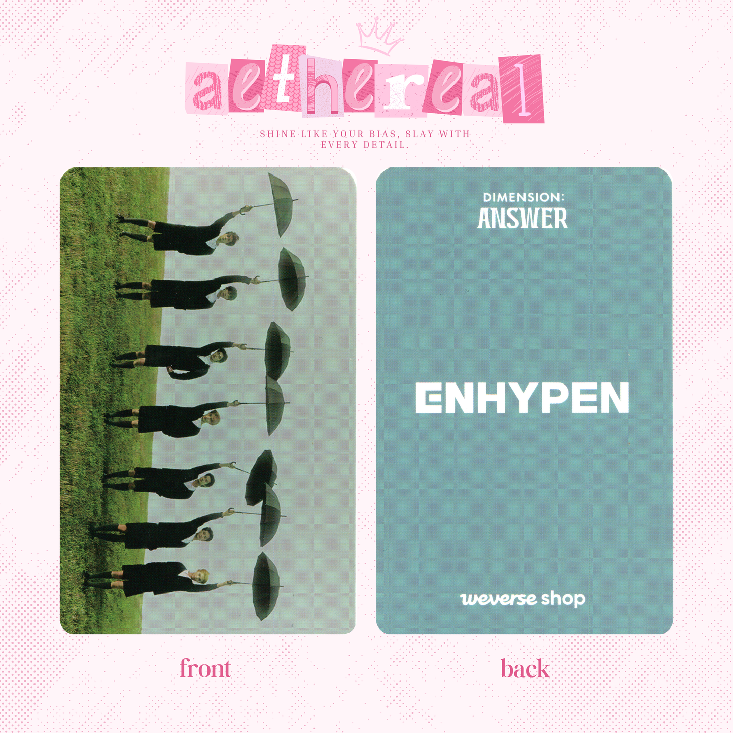 Enhypen - Answer photocard