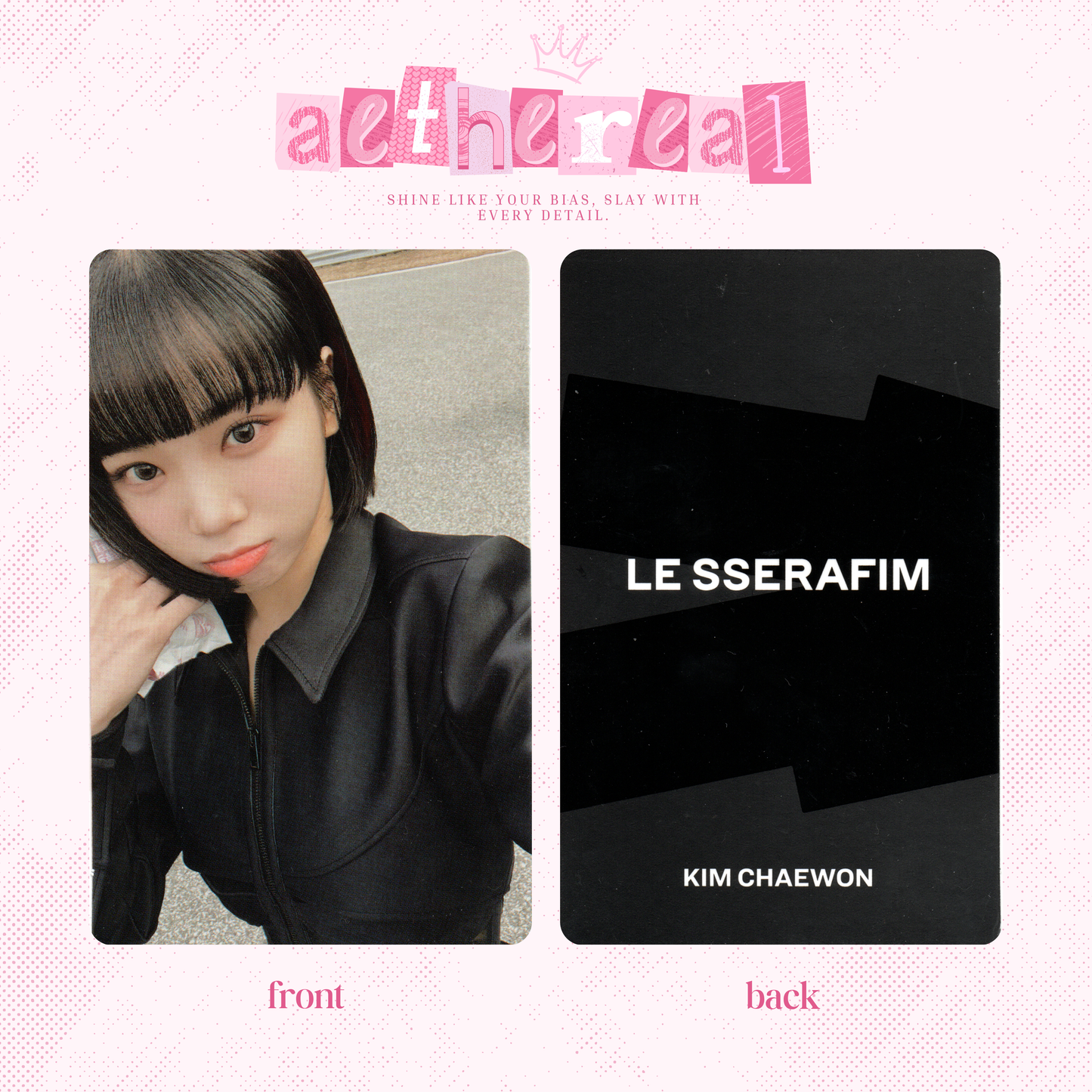 Le sserafim - Fearless photocard