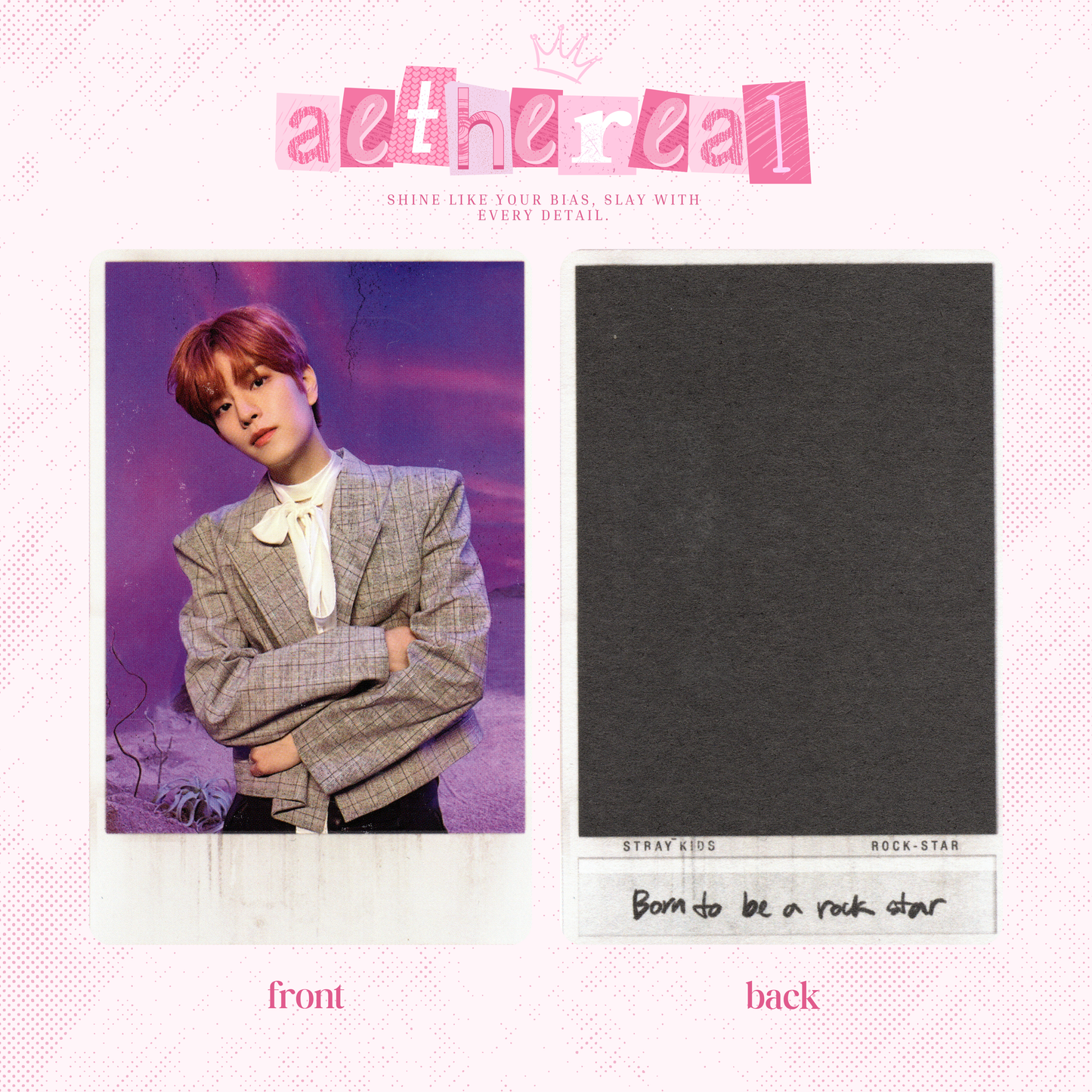 Stray kids - Rock Star photocard