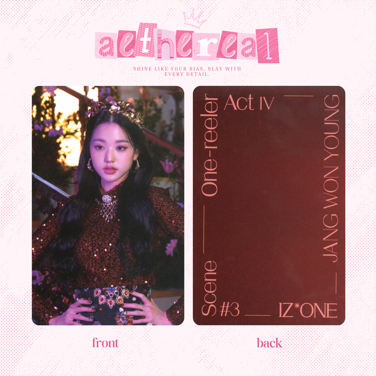 Iz*one - One-reeler act iv photocard