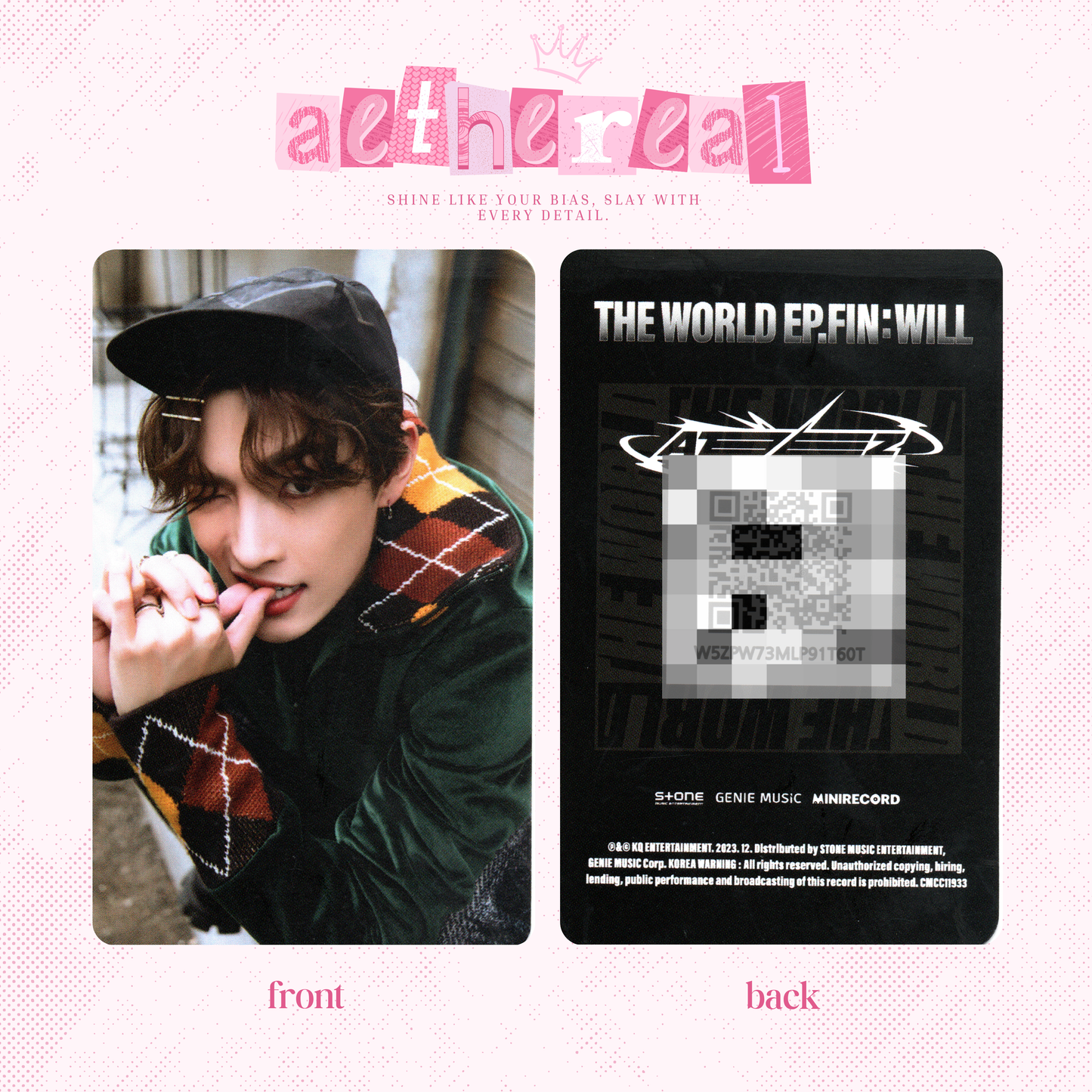 Ateez - Will photocard