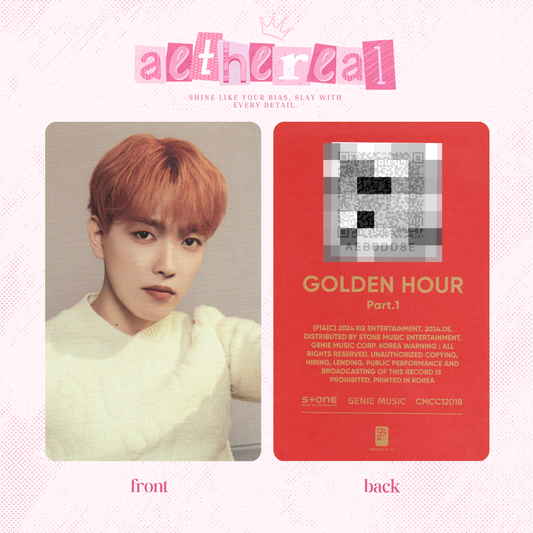 Ateez - Golden hour part 1 photocard