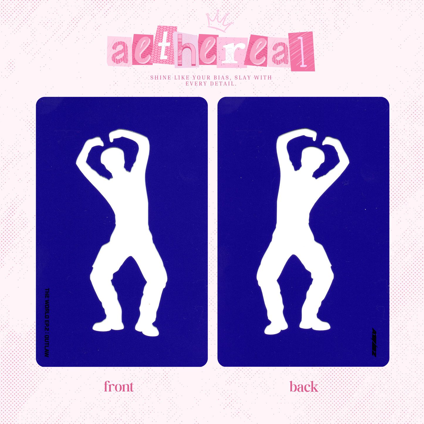 (Seonghwa) Ateez - Outlaw photocard