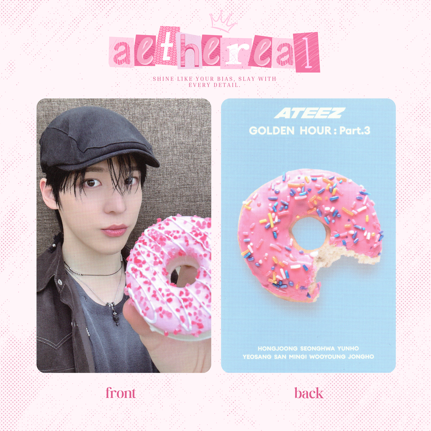 Ateez - Golden hour part 3 photocard