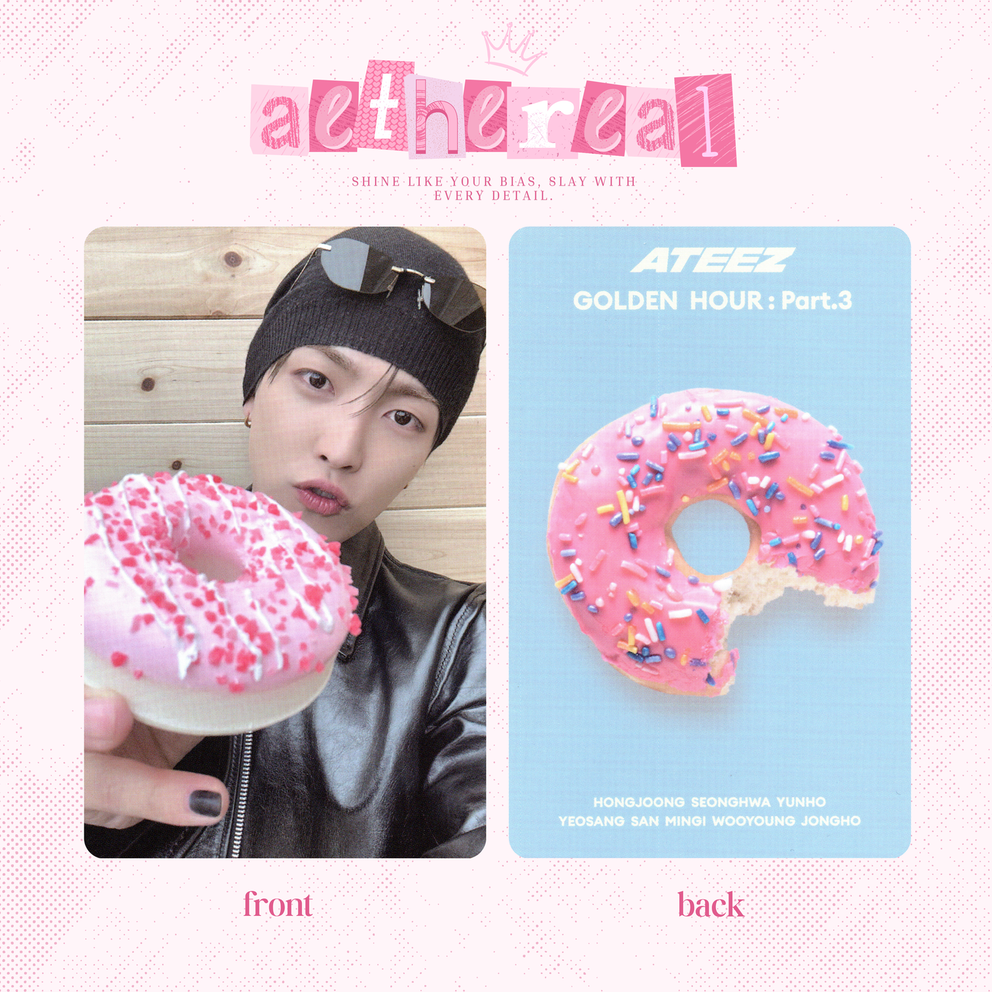 Ateez - Golden hour part 3 photocard