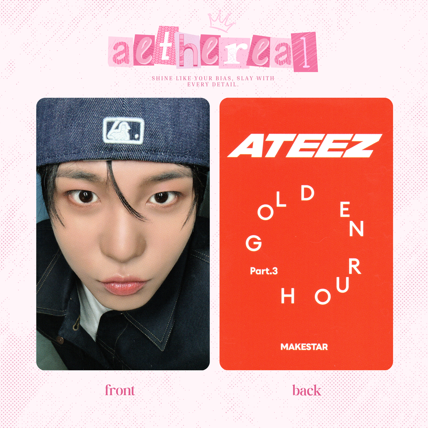 Ateez - Golden hour part 3 photocard