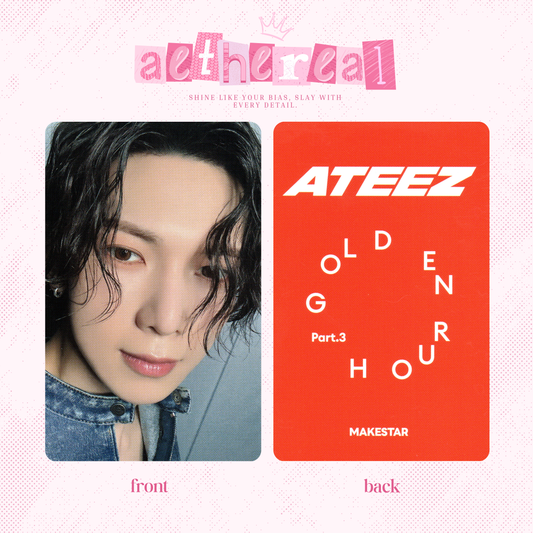 Ateez - Golden hour part 3 photocard