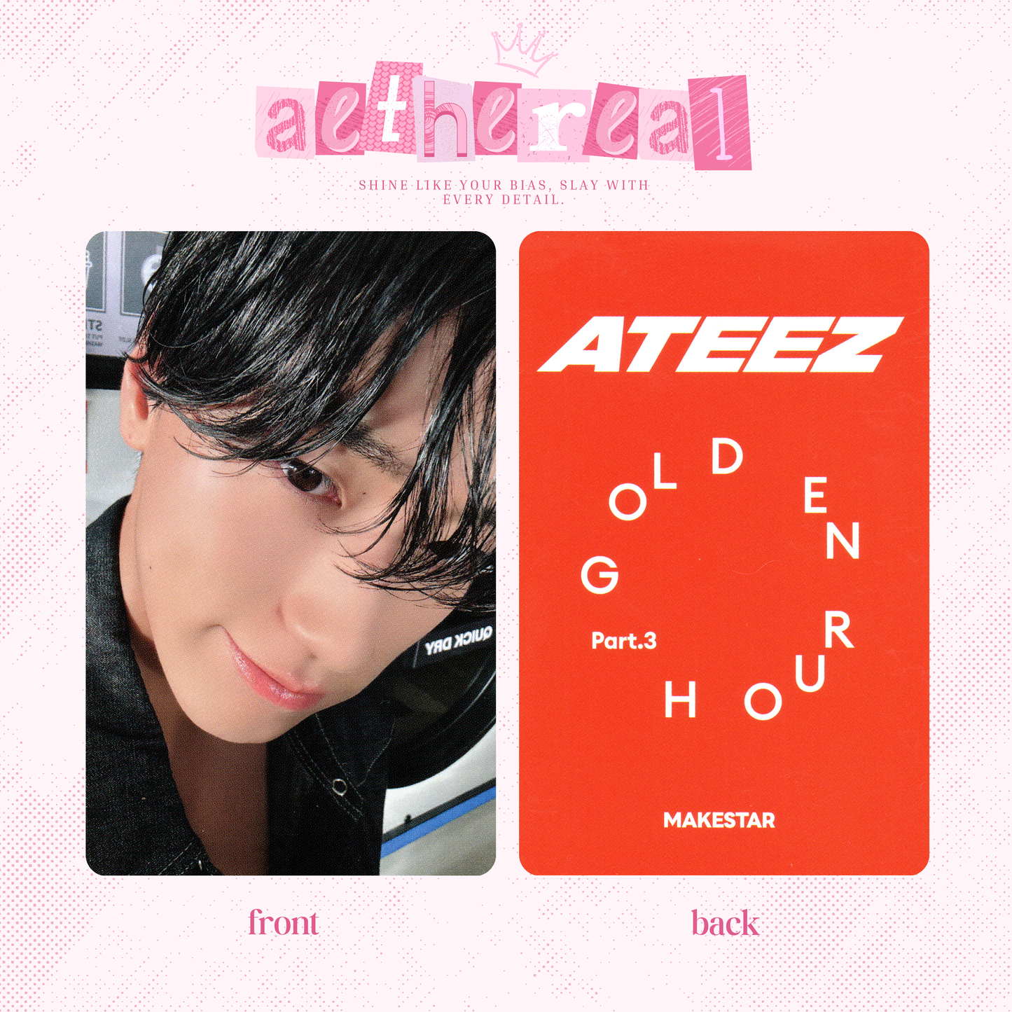 Ateez - Golden hour part 3 photocard