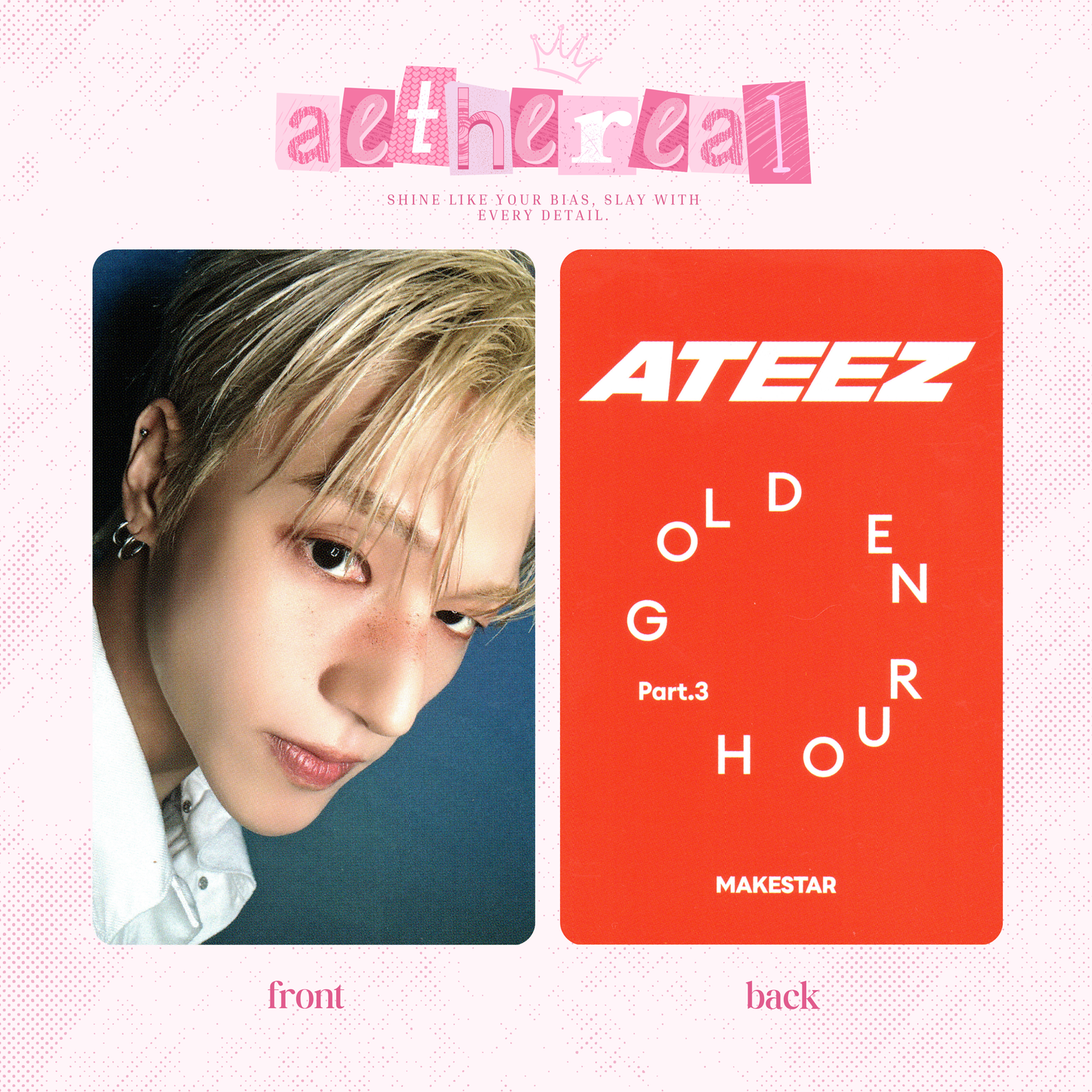 Ateez - Golden hour part 3 photocard