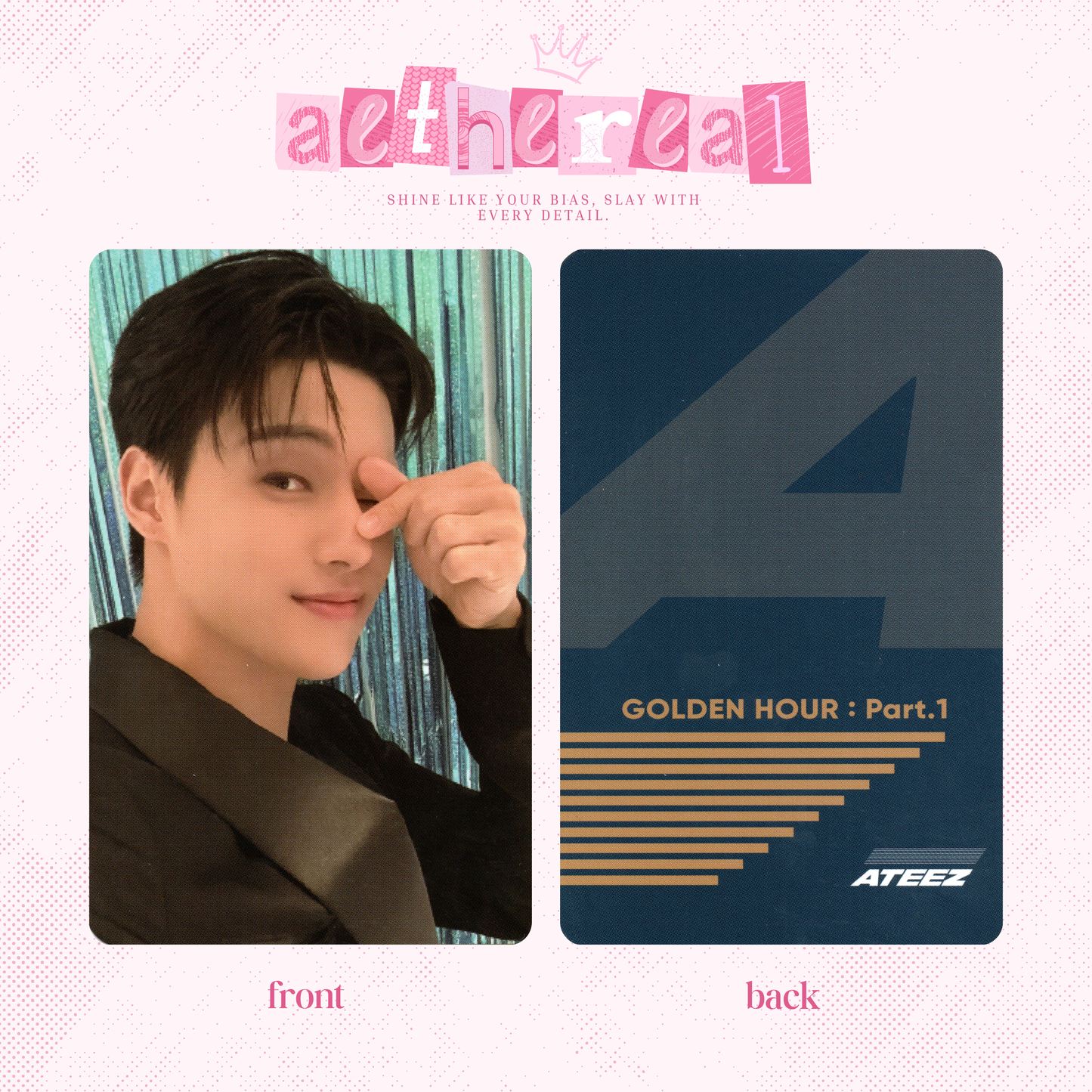 Ateez - Golden hour part 1 photocard