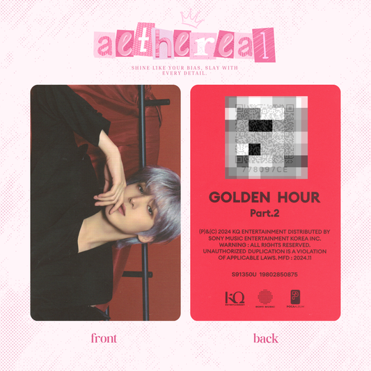 Ateez - Golden hour part 2 photocard