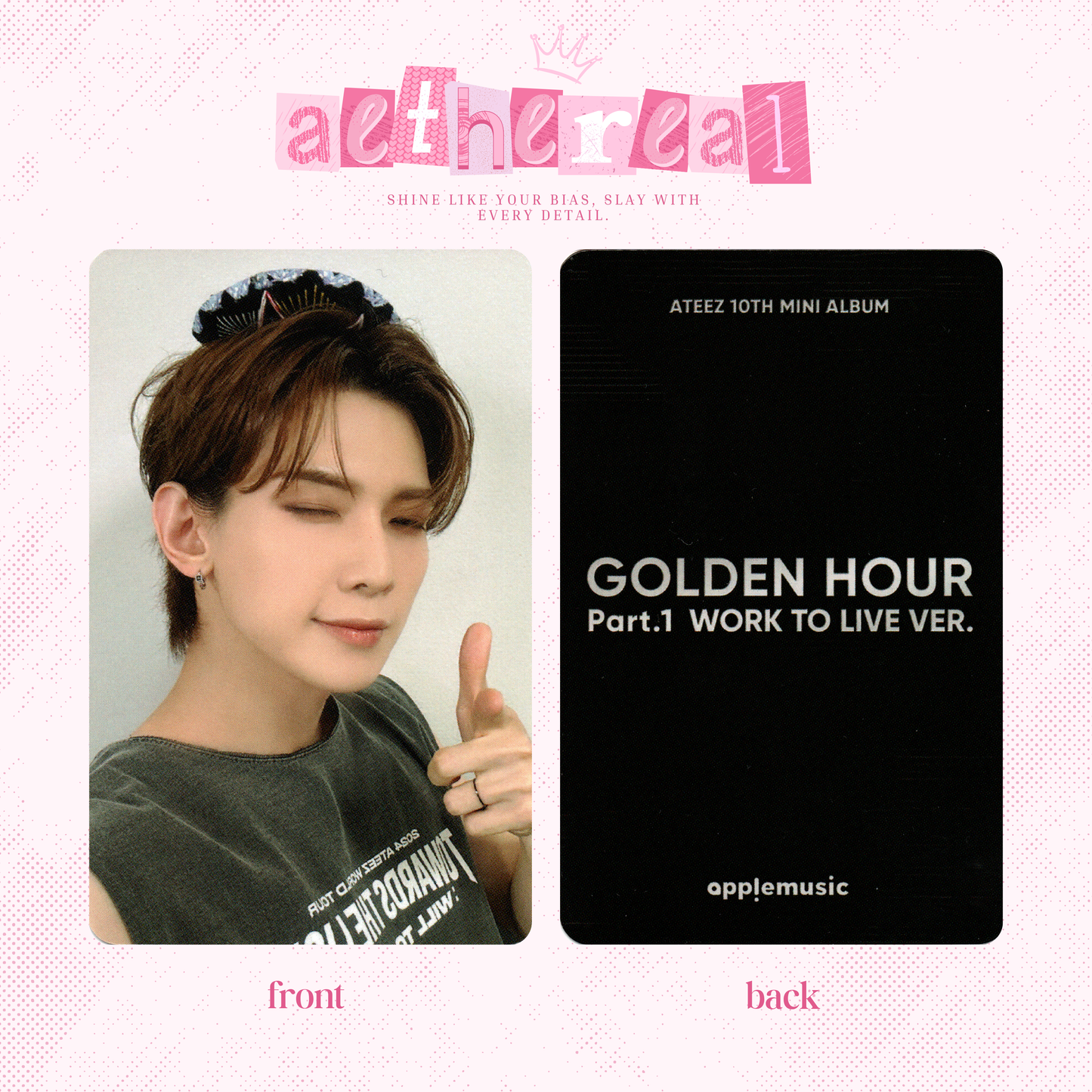 Ateez - Golden hour part 1 photocard