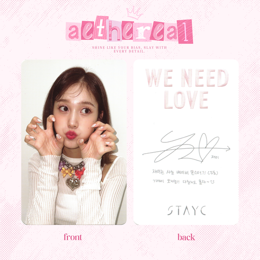 Stayc - We need love photocard