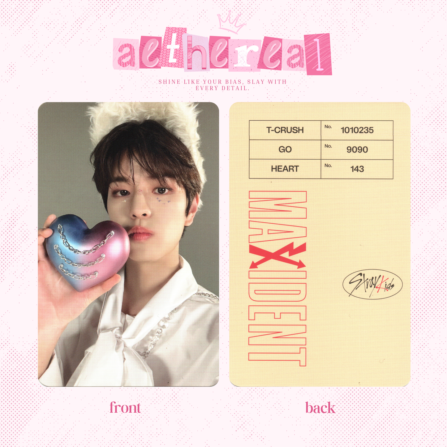 Stray kids - Maxident photocard