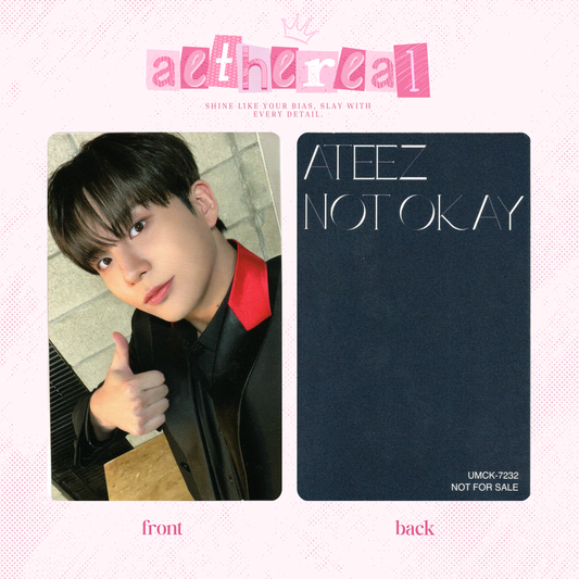 Ateez - Not okay photocard